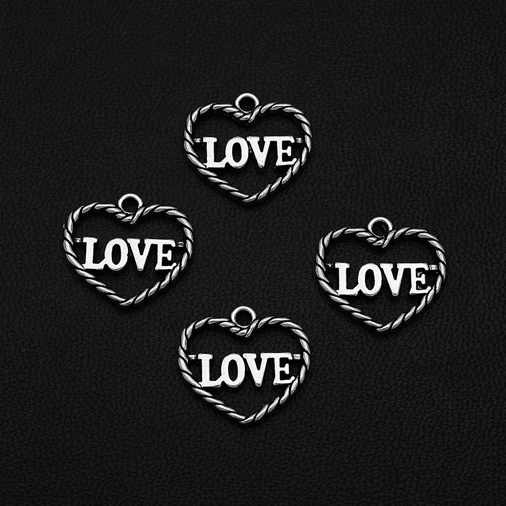 20pcs/Lots 15x14mm Antique Silver Plated Heart Love Charms Hollow Pendants For Diy Jewelry Making Findings Supplies Accessories
20pcs/Lots 15x14mm Antique Silver Plated Heart Love Charms Hollow Pendants For Diy Jewelry Making Findings Supplies Accessories