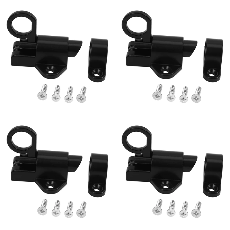 4X Aluminum Alloy Security Automatic Window Gate Lock Spring Bounce Door Bolt Latch, Black
4X Aluminum Alloy Security Automatic Window Gate Lock Spring Bounce Door Bolt Latch, Black
