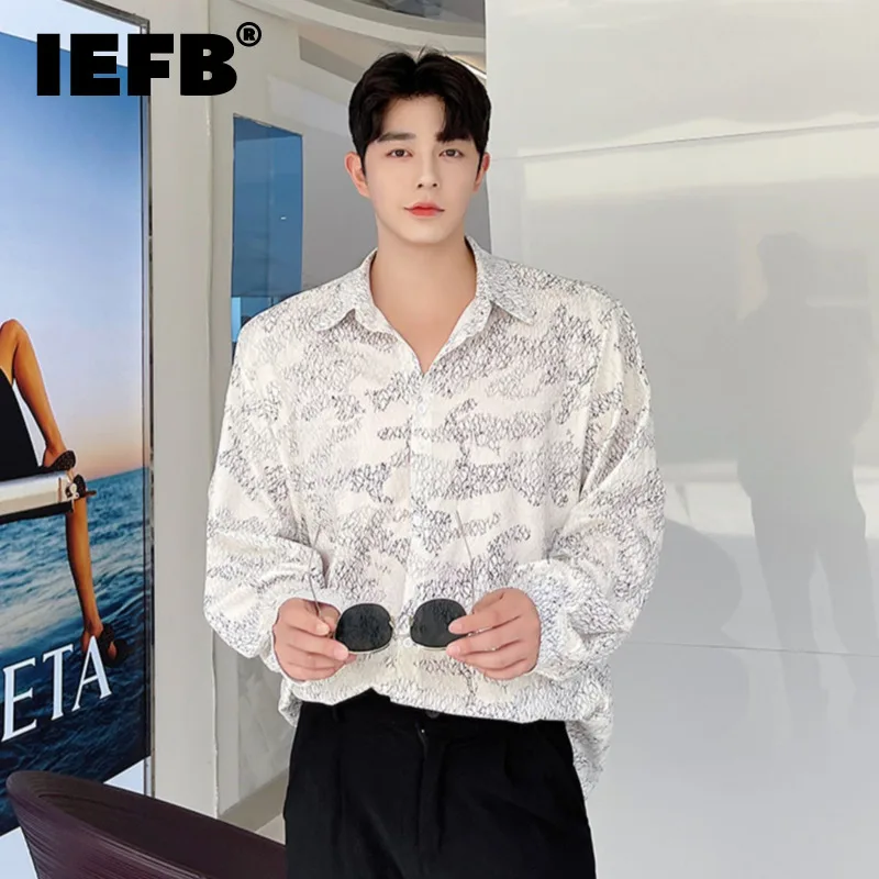 IEFB Men Summer Trendy Printing Shirt Personality Embroidery Luxury Loose Long Sleeve Tops Fashion Tie-dye Casual Cardigan 9C281
IEFB Men Summer Trendy Printing Shirt Personality Embroidery Luxury Loose Long Sleeve Tops Fashion Tie-dye Casual Cardigan 9C281