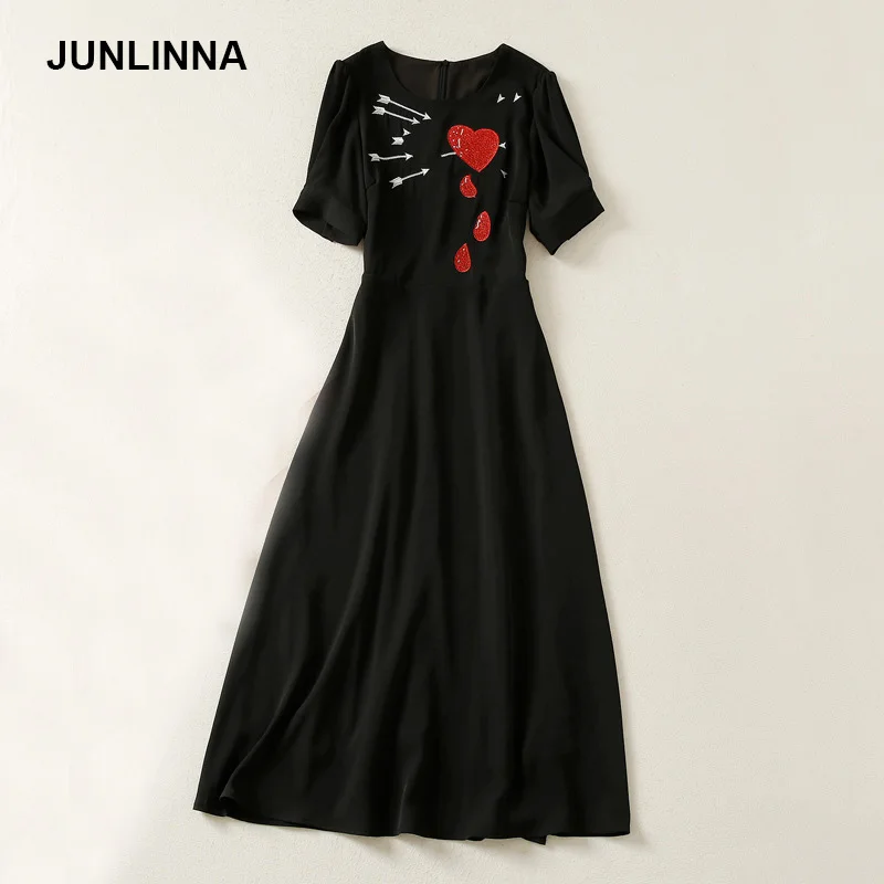 JUNLINNA Runway Fashion Women Princess Dress 2022 Summer Embroidery Midi Vestidos Elegant Waist Sliming Party
JUNLINNA Runway Fashion Women Princess Dress 2022 Summer Embroidery Midi Vestidos Elegant Waist Sliming Party