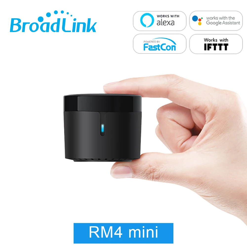 BroadLink RM4 Mini IR Wifi Universal Remote Control Switch HTS2 Sensor For Smart Home Work Alexa Google Assistant IFTTT Domotica
BroadLink RM4 Mini IR Wifi Universal Remote Control Switch HTS2 Sensor For Smart Home Work Alexa Google Assistant IFTTT Domotica