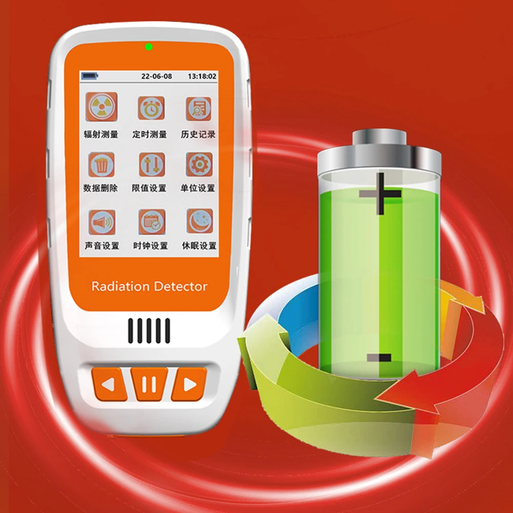 Geiger Counter Nuclear Radiation Detector Color Display Screen Personal Dosimeter Detectors Beta Gamma X-Ray Tester
Geiger Counter Nuclear Radiation Detector Color Display Screen Personal Dosimeter Detectors Beta Gamma X-Ray Tester