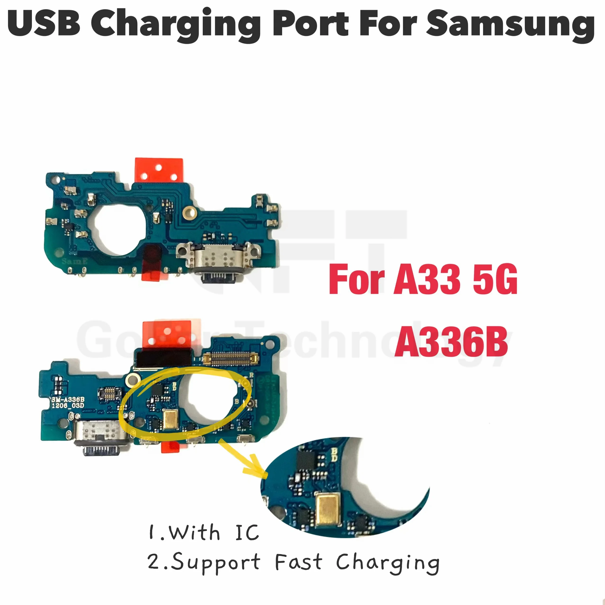 Original USB Charging Port Connector Board Flex Cable For Samsung A33 5G A336B A33 A336 Charging Connector Repair Parts
Original USB Charging Port Connector Board Flex Cable For Samsung A33 5G A336B A33 A336 Charging Connector Repair Parts