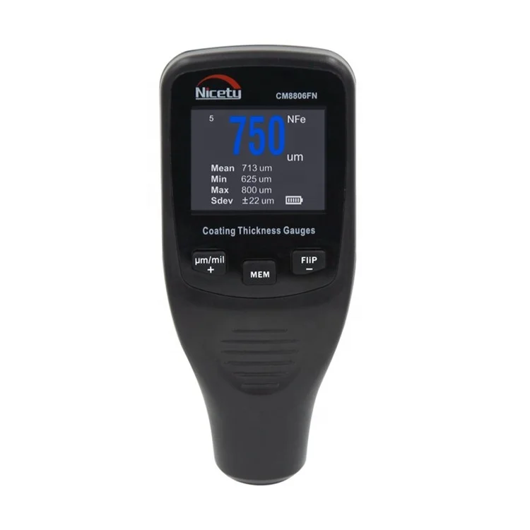 Digital Coating Thickness Gauge Meter TFT Car Body Auto Paint Coating Tester 50mil 1250um Fe NFe Measuring Tool Mil/um Backlight
Digital Coating Thickness Gauge Meter TFT Car Body Auto Paint Coating Tester 50mil 1250um Fe NFe Measuring Tool Mil/um Backlight