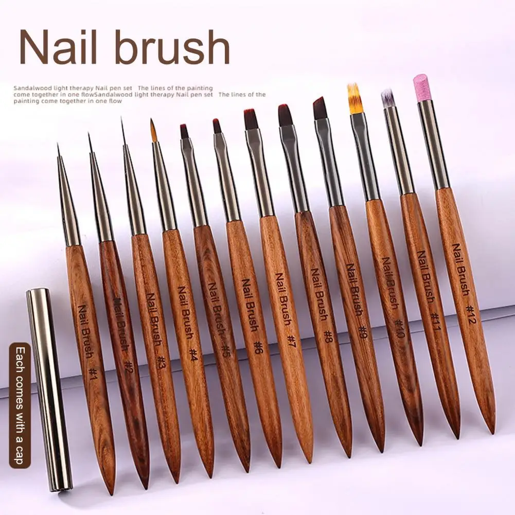 1PC Manicure Pen with Cover Soft Bristles DIY Nail Polish Painting Drawing Brush Liner Nail Brushes Manicure Accessoires Tools
1PC Manicure Pen with Cover Soft Bristles DIY Nail Polish Painting Drawing Brush Liner Nail Brushes Manicure Accessoires Tools