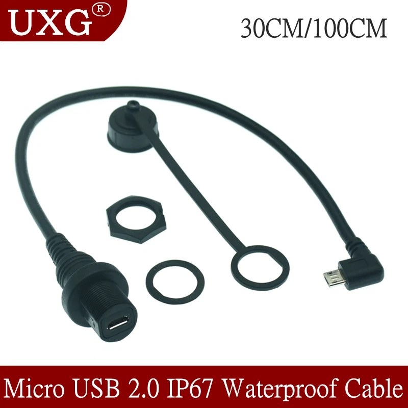 30 см 1 м Micro USB 2,0 IP67 водонепроницаемый кабель, Micro-USB 5pin IP 67 Панельное крепление, водонепроницаемый Соединительный Удлинительный шнур
30 см 1 м Micro USB 2,0 IP67 водонепроницаемый кабель, Micro-USB 5pin IP 67 Панельное крепление, водонепроницаемый Соединительный Удлинительный шнур