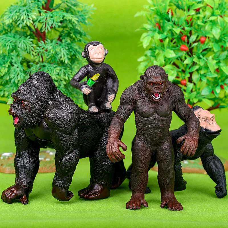 Имитация животных, обезьянка, Chimps, модель гориллы, фигурка для мальчиков и девочек, обучение детей, подарок для короля-Конга
Имитация животных, обезьянка, Chimps, модель гориллы, фигурка для мальчиков и девочек, обучение детей, подарок для короля-Конга