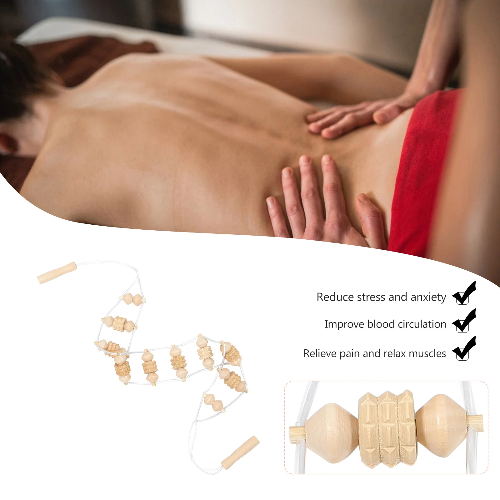 Роликовая Шея Musclebody Stick инструмент Woodenfull плечевая Ручная Веревка Beeds Акупрессурная глубокая рефлексотерапия мышцы ног
Роликовая Шея Musclebody Stick инструмент Woodenfull плечевая Ручная Веревка Beeds Акупрессурная глубокая рефлексотерапия мышцы ног