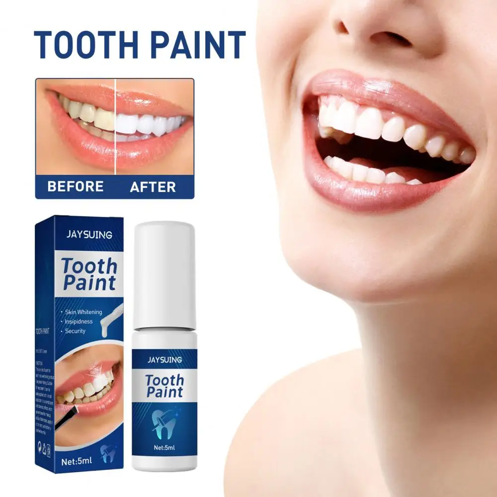 5ml Teeth Whitening Paint Deep Penetration Effective Refreshing Breath Remove Food Scraps Decompose Pigment Spots Tooth Care
5ml Teeth Whitening Paint Deep Penetration Effective Refreshing Breath Remove Food Scraps Decompose Pigment Spots Tooth Care