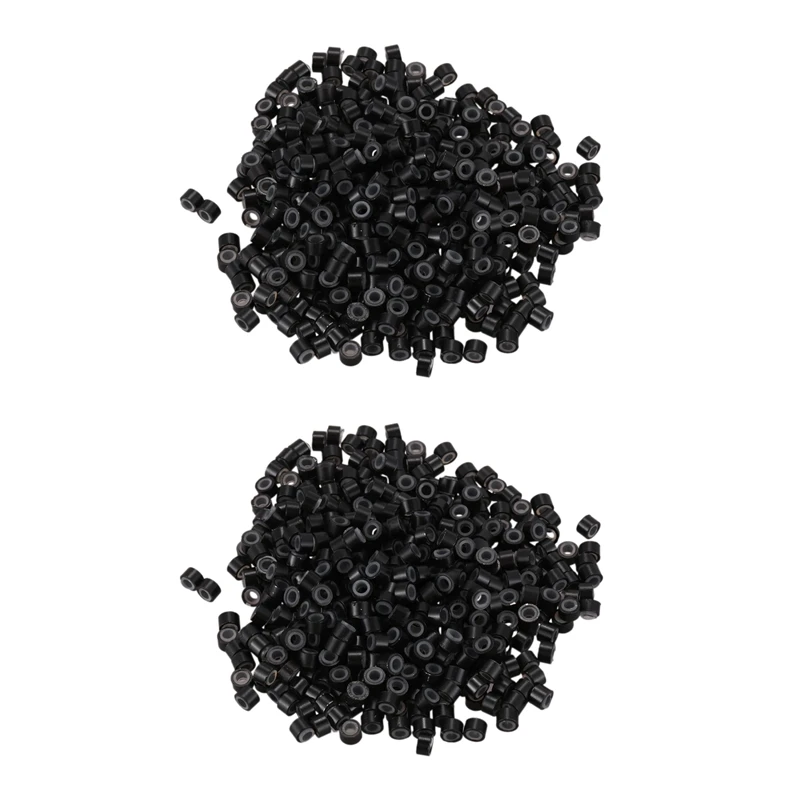 1000 Pcs Black 5Mm Silicone Lined Micro-Ring Links Beads For I Stick Hair Extension Installation And Feathers
1000 Pcs Black 5Mm Silicone Lined Micro-Ring Links Beads For I Stick Hair Extension Installation And Feathers