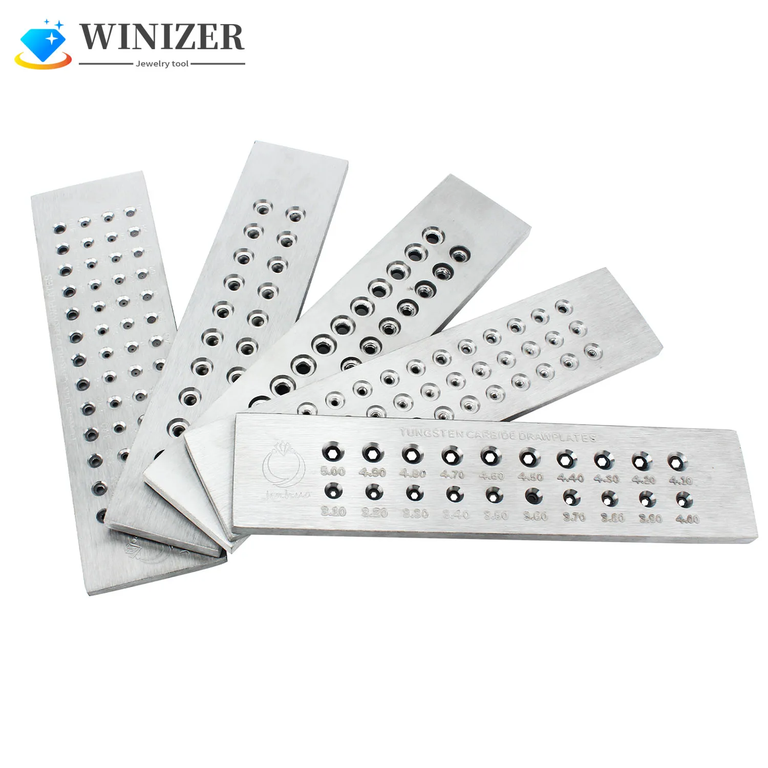 0.26-9.0Mm 20/50 Holes Stainless Steel Drawing Plate for Jewelry Making Round Square Tungsten Carbide Wire Drawplate Jewelry Too
0.26-9.0Mm 20/50 Holes Stainless Steel Drawing Plate for Jewelry Making Round Square Tungsten Carbide Wire Drawplate Jewelry Too