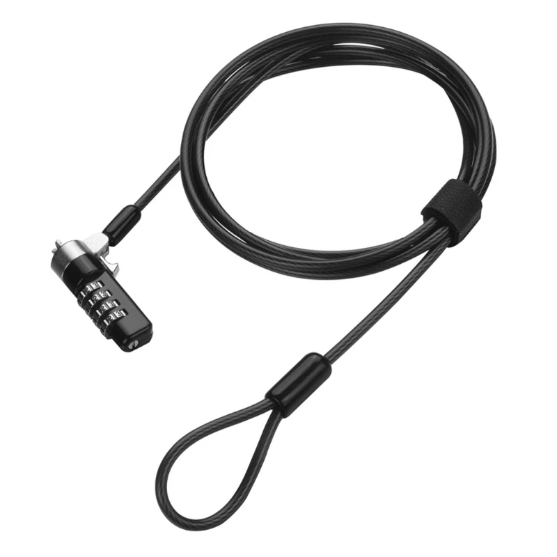 Laptop Cable Lock 4 Digital Combination Lock Theft for 7000 Combination Security Lock Cable 1.8 meter
Laptop Cable Lock 4 Digital Combination Lock Theft for 7000 Combination Security Lock Cable 1.8 meter