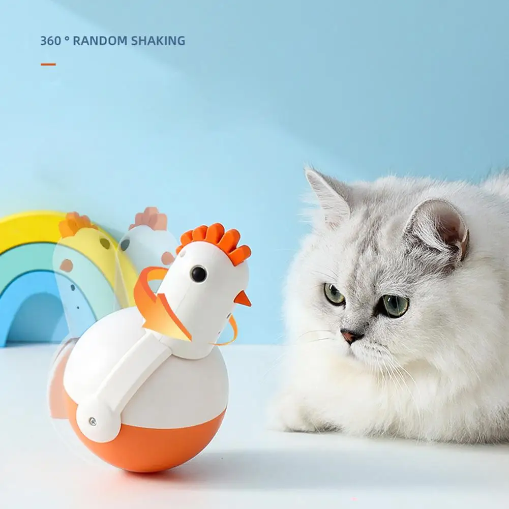 NEW Pet Cat Tumbler Toy Cute Chicken Shape 360 Degrees Electric Sound Interactive Toy For Indoor Cats
NEW Pet Cat Tumbler Toy Cute Chicken Shape 360 Degrees Electric Sound Interactive Toy For Indoor Cats