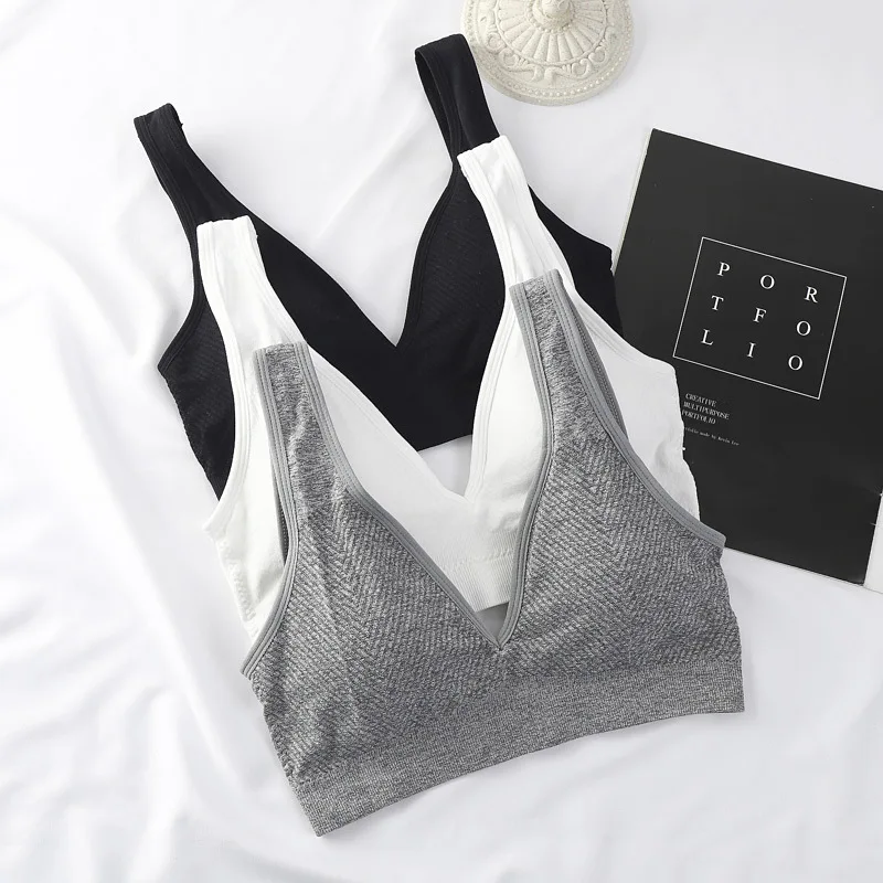 Women's seamless Sports bra, deep V-neck yoga tube top, sexy fitness underwear, backless underwear, underwear
Women's seamless Sports bra, deep V-neck yoga tube top, sexy fitness underwear, backless underwear, underwear