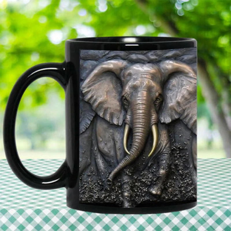 Dropshipping New Design Black Coffee Mug Milk Tea Cup Elephant Animal Beer Mugs Surprised Gift 330ML
Dropshipping New Design Black Coffee Mug Milk Tea Cup Elephant Animal Beer Mugs Surprised Gift 330ML