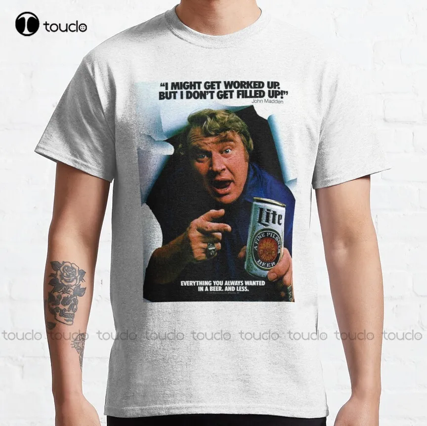 John Madden Classic T-Shirt Shirts For Teens Fashion Creative Leisure Funny Harajuku T-Shirt Harajuku Streetwear New Popular
John Madden Classic T-Shirt Shirts For Teens Fashion Creative Leisure Funny Harajuku T-Shirt Harajuku Streetwear New Popular