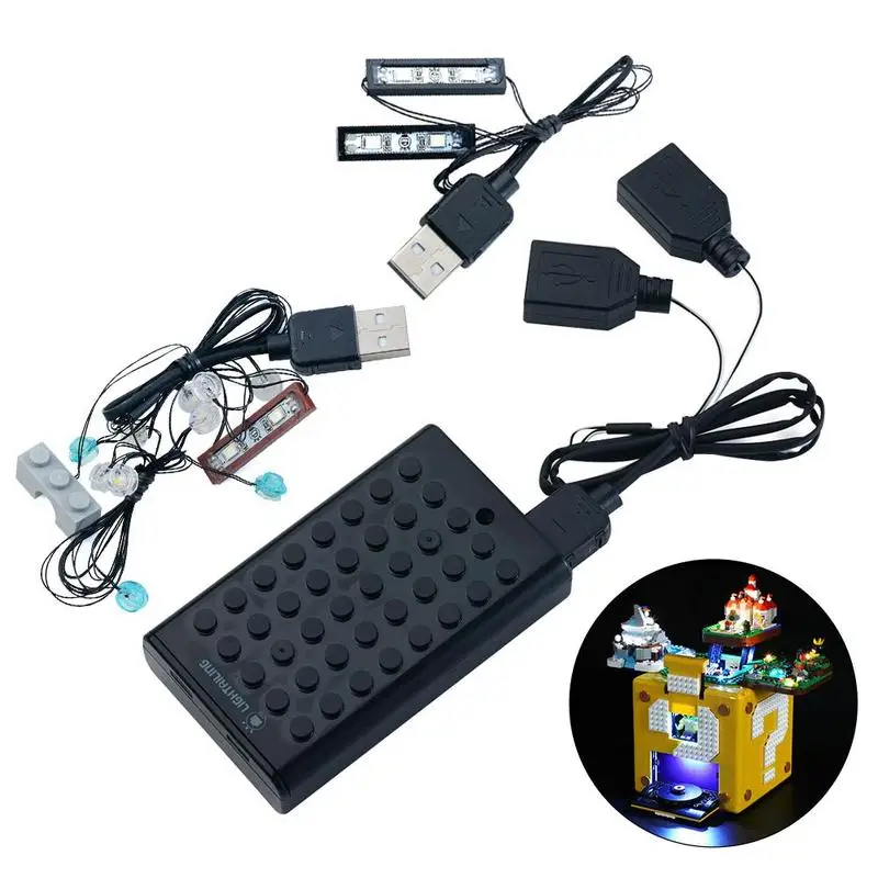 LED Light Kit For 71395 Super Mario 64 Question Mark Block Collectible Model Toy (No Building Blocks) L1X5
LED Light Kit For 71395 Super Mario 64 Question Mark Block Collectible Model Toy (No Building Blocks) L1X5