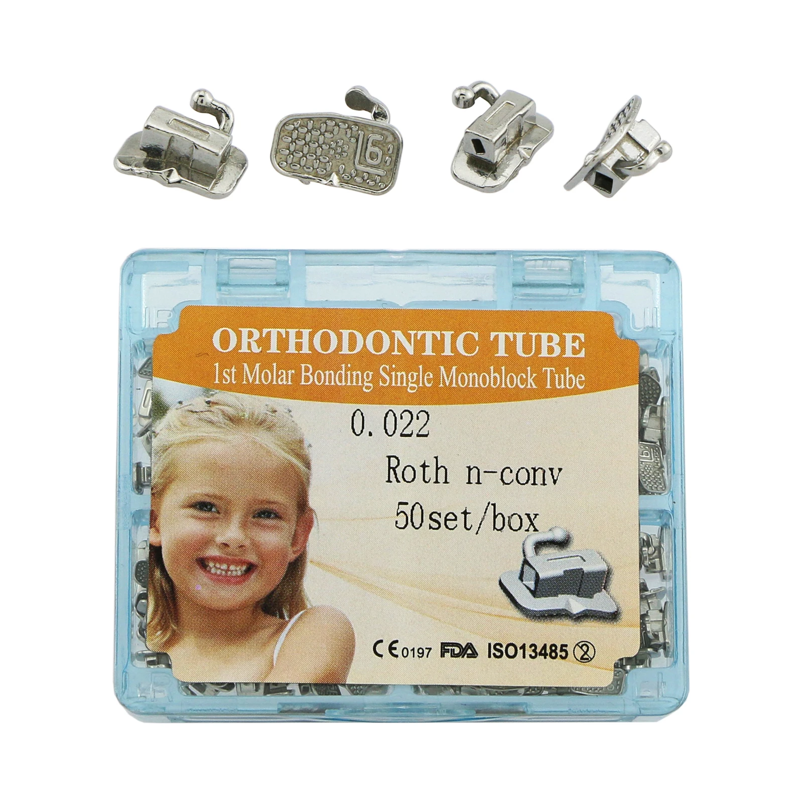 Dental Orthodontic Buccal Tubes Monoblock Roth 022 1st Molar Bondable Single
Dental Orthodontic Buccal Tubes Monoblock Roth 022 1st Molar Bondable Single