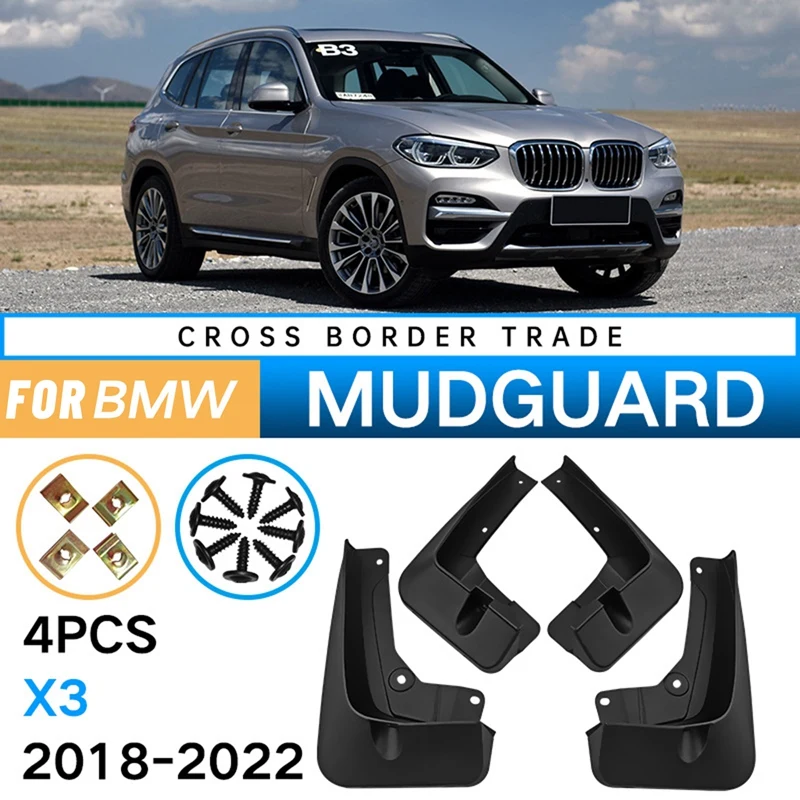 Car Mudflaps For -BMW X3 G01 2018 2019 2020 2021 2022 Mudguards Fender Flap Splash Guards Cover Car Wheel Accessories
Car Mudflaps For -BMW X3 G01 2018 2019 2020 2021 2022 Mudguards Fender Flap Splash Guards Cover Car Wheel Accessories