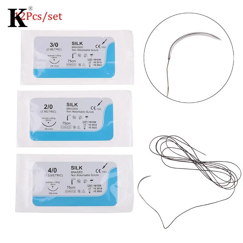 12 шт., медицинские нити из нейлона, 75 см
12 шт., медицинские нити из нейлона, 75 см