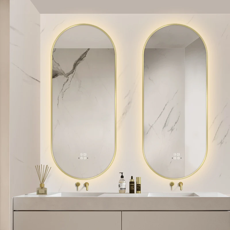 Bathroom desk mirror Wall Mirror Lights Full Body Elegant Wall Mirror Living Room Modern Espejo made Miroir Elegant Room Decor
Bathroom desk mirror Wall Mirror Lights Full Body Elegant Wall Mirror Living Room Modern Espejo made Miroir Elegant Room Decor