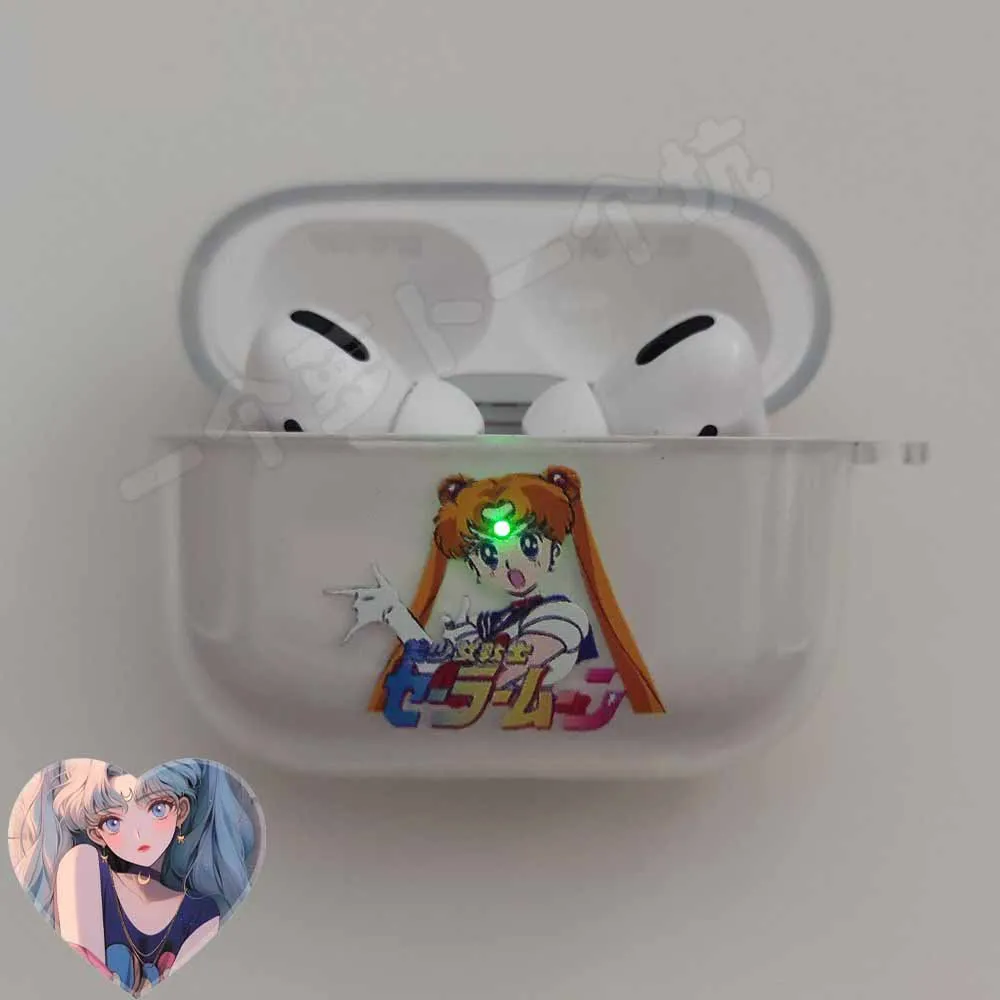 Kawaii New Anime Peripheral Sailor Moon Suitable for Air Podspro2 Protective Cover Girls Y2K Bluetooth Headset Silicone Shell
Kawaii New Anime Peripheral Sailor Moon Suitable for Air Podspro2 Protective Cover Girls Y2K Bluetooth Headset Silicone Shell