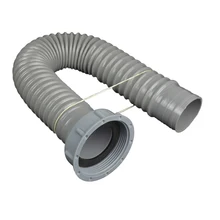 58mm Kitchen Sink Drain Pipe Flexible Washbasin Drainage Connection Hose Waste Water Pipe 40/60/80/100/120cm
