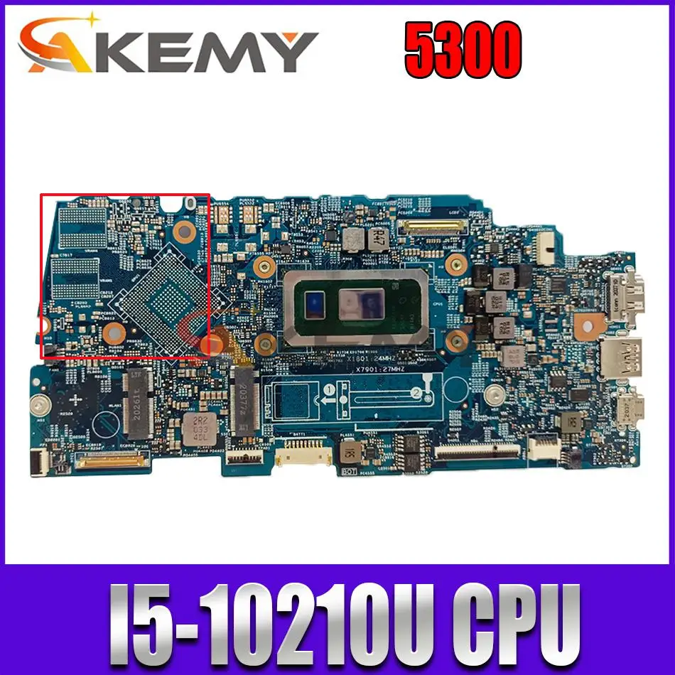Оригинальная материнская плата для ноутбука DELL 5300 Celeron I5-10210U, системная плата CN-00HTT8 00уэт8 19773-1 тест 100% ОК
Оригинальная материнская плата для ноутбука DELL 5300 Celeron I5-10210U, системная плата CN-00HTT8 00уэт8 19773-1 тест 100% ОК
