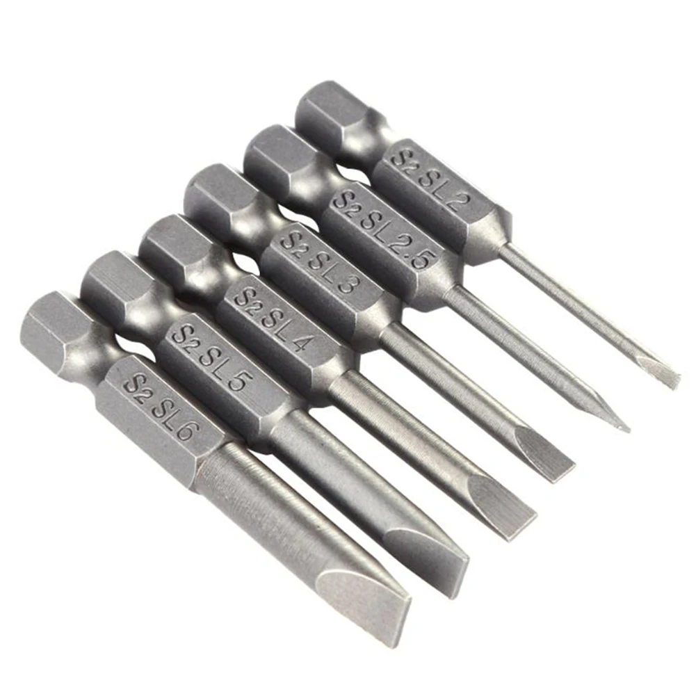 1pc 50mm Alloy Steel Flat Head Slotted Tip Magnetic Screwdriver Bit 2.0-6.0mm Tools Ferramentas Herramientas Multimeter
1pc 50mm Alloy Steel Flat Head Slotted Tip Magnetic Screwdriver Bit 2.0-6.0mm Tools Ferramentas Herramientas Multimeter