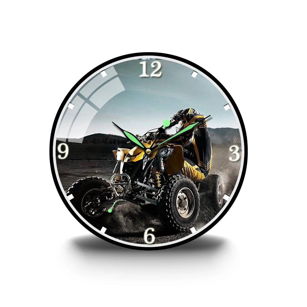 Motocross Racing Wall Clock Motocycle Riders Acrylic Bike Boy Luminous Hanging Watch Non Ticking Large Size Home Decoration
Motocross Racing Wall Clock Motocycle Riders Acrylic Bike Boy Luminous Hanging Watch Non Ticking Large Size Home Decoration