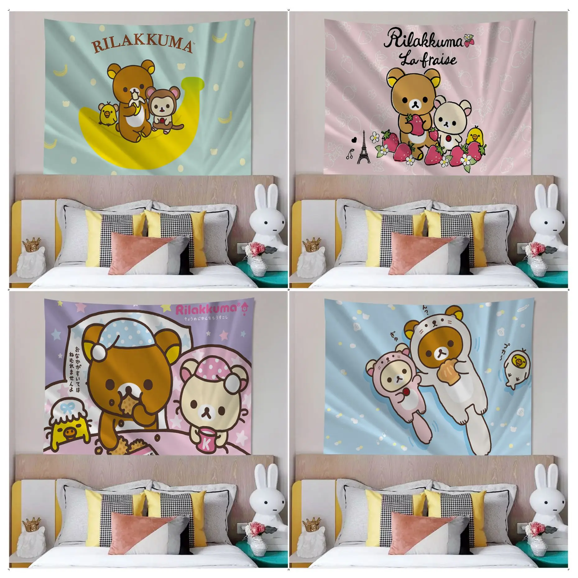 Kawaii Rilakkuma Printed Large Wall Tapestry Japanese Wall Tapestry Anime Decor Blanket
Kawaii Rilakkuma Printed Large Wall Tapestry Japanese Wall Tapestry Anime Decor Blanket
