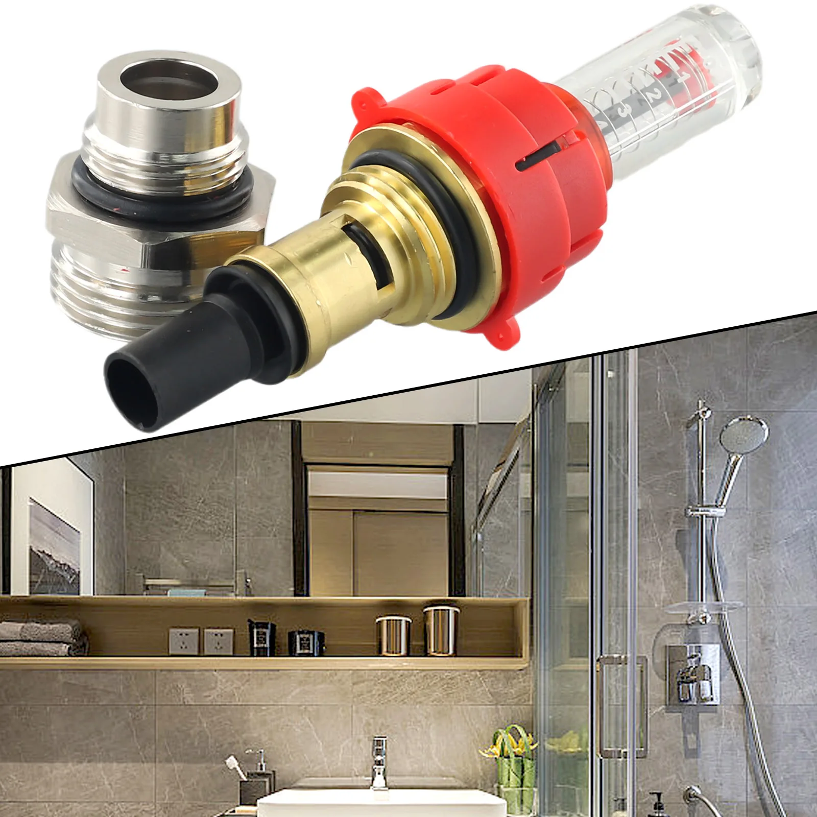 Regulator Flow Meter Device Kits Floor For Water Underfloor Heating Manifold Tool ABS+brass Accessory New Practical
Regulator Flow Meter Device Kits Floor For Water Underfloor Heating Manifold Tool ABS+brass Accessory New Practical