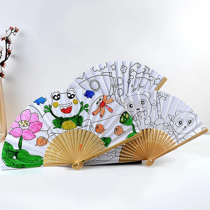 10/20/30pcs Birthday Party Decoration White Foldable Paper Fan Kids Painting Bamboo Fan Portable Wedding Gifts For Guest
10/20/30pcs Birthday Party Decoration White Foldable Paper Fan Kids Painting Bamboo Fan Portable Wedding Gifts For Guest