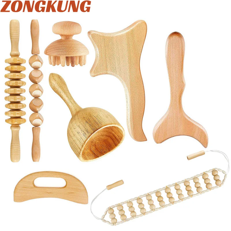 2-8Pcs Wooden Therapy Massager Maderoterapia Kit Wood Gua Sha Tools For Lymphatic Drainage Anti Cellulite Body Slimmling
2-8Pcs Wooden Therapy Massager Maderoterapia Kit Wood Gua Sha Tools For Lymphatic Drainage Anti Cellulite Body Slimmling