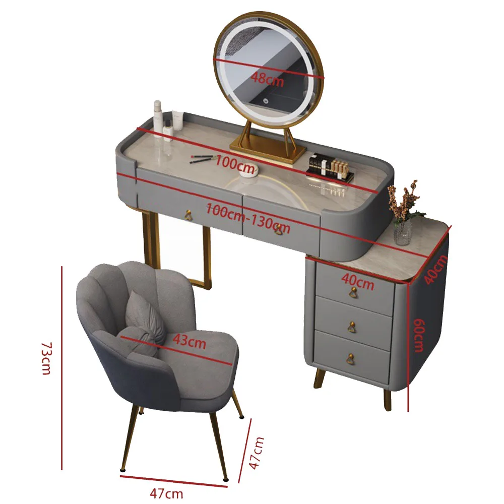 Slate Dresser Bedroom Makeup Desk Storage Wooden Drawer High Hardness Tricolor Lighting
Slate Dresser Bedroom Makeup Desk Storage Wooden Drawer High Hardness Tricolor Lighting