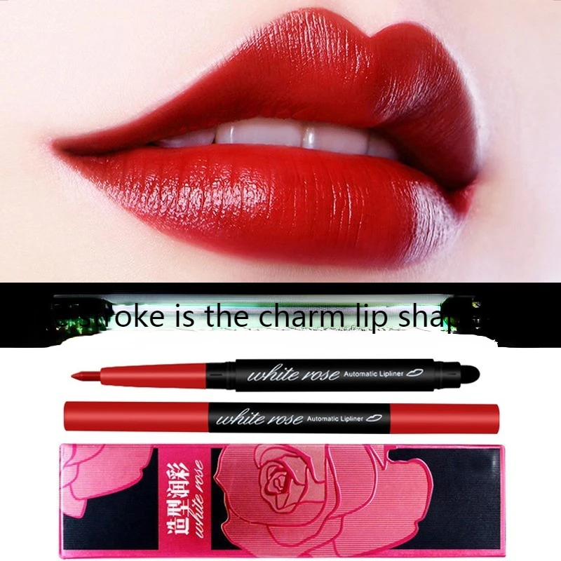 Rose girl lip liner does not fade, does not stick to the cup, is durable, waterproof, does not take off makeup, is easy to color
Rose girl lip liner does not fade, does not stick to the cup, is durable, waterproof, does not take off makeup, is easy to color