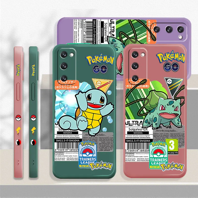 Liquid Candy Phone Case For Samsung Galaxy S22 S21 S20 FE Ultra S10 S9 S8 Plus S10e Note 20 10 Lite Pokemon Squirtle Bulbasaur
Liquid Candy Phone Case For Samsung Galaxy S22 S21 S20 FE Ultra S10 S9 S8 Plus S10e Note 20 10 Lite Pokemon Squirtle Bulbasaur