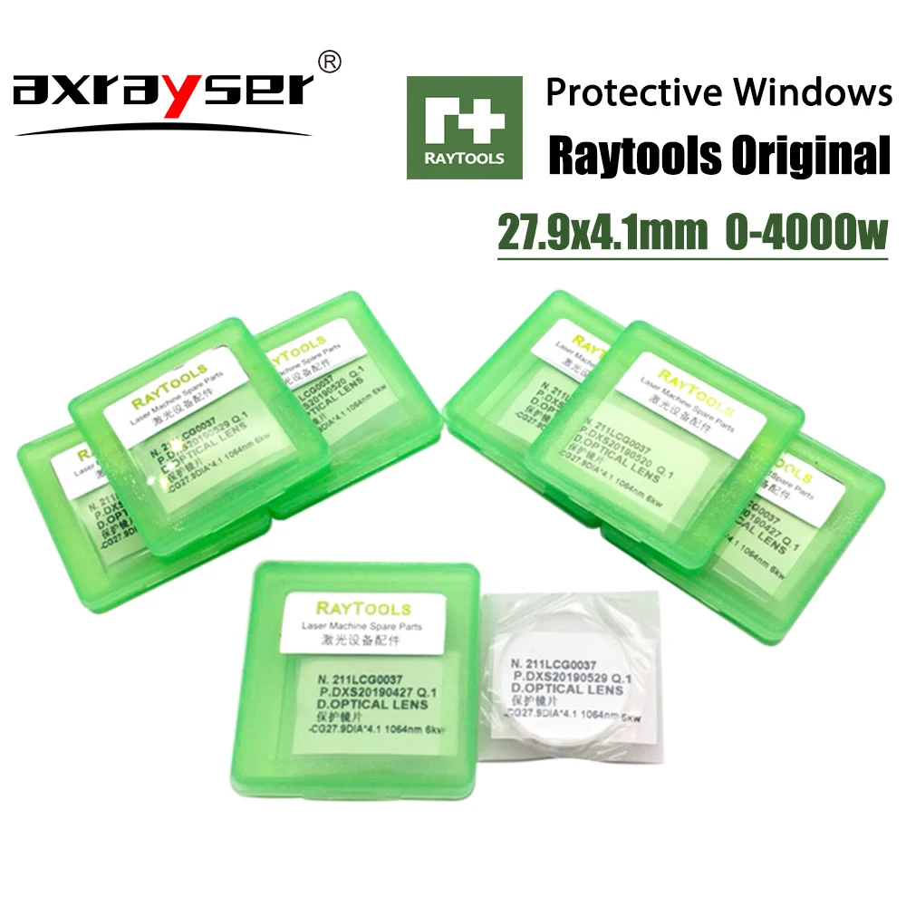 Оригинальные оптические линзы Raytools Protective Windows Laser 27,9*4,1 1064nm 211LCG0037 для волоконной лазерной головки BT240S BM109 BM114S
Оригинальные оптические линзы Raytools Protective Windows Laser 27,9*4,1 1064nm 211LCG0037 для волоконной лазерной головки BT240S BM109 BM114S