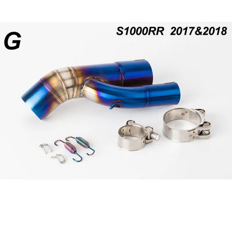 For S1000RR 2017 2018 Slip on Motorcycle Exhaust Muffler Middle Link Pipe S 1000 RR S1000RR Escape Accessories 17 18
For S1000RR 2017 2018 Slip on Motorcycle Exhaust Muffler Middle Link Pipe S 1000 RR S1000RR Escape Accessories 17 18