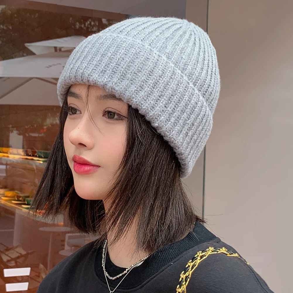 Winter Casual Hat Women's Knitted Wool Cap Warm Ear Protector Head Caps Fashion Warm Knitted Hat Skiing Cycling Equipment
Winter Casual Hat Women's Knitted Wool Cap Warm Ear Protector Head Caps Fashion Warm Knitted Hat Skiing Cycling Equipment
