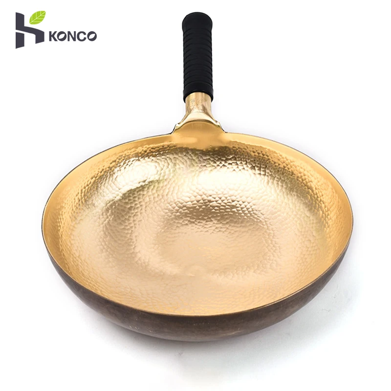 30/32/34cm Brass Wok Hand Hammered Copper Wok Uncoated Cooking Pot Seasoned Woks for Kitchen Gas Stove
30/32/34cm Brass Wok Hand Hammered Copper Wok Uncoated Cooking Pot Seasoned Woks for Kitchen Gas Stove