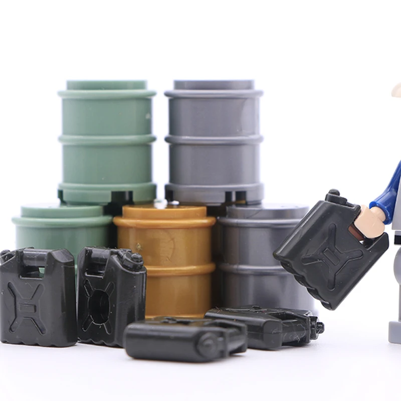Military MOC Building Blocks Oil Drum Fuel Barrel Modern War SWAT Team City Police Weapon Compatible MOC Brick Toys For Children
Military MOC Building Blocks Oil Drum Fuel Barrel Modern War SWAT Team City Police Weapon Compatible MOC Brick Toys For Children