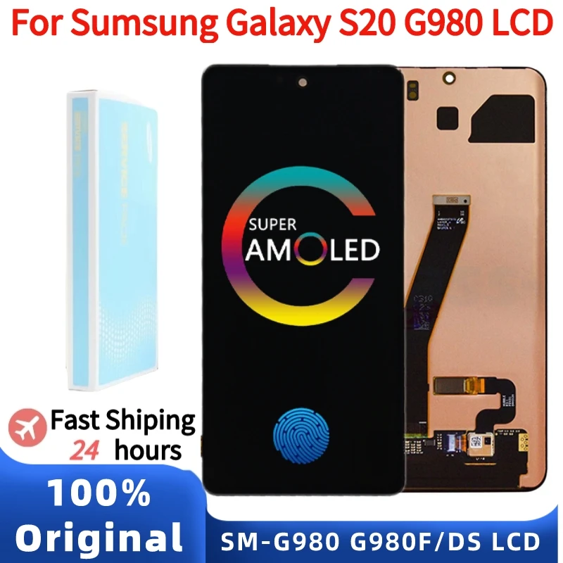 100%Original AMOLED For Galaxy S20 LCD Samsung Galaxy S20 G980 G980F/DS Display Touch Screen Digitizer Assembly With Black Dots
100%Original AMOLED For Galaxy S20 LCD Samsung Galaxy S20 G980 G980F/DS Display Touch Screen Digitizer Assembly With Black Dots