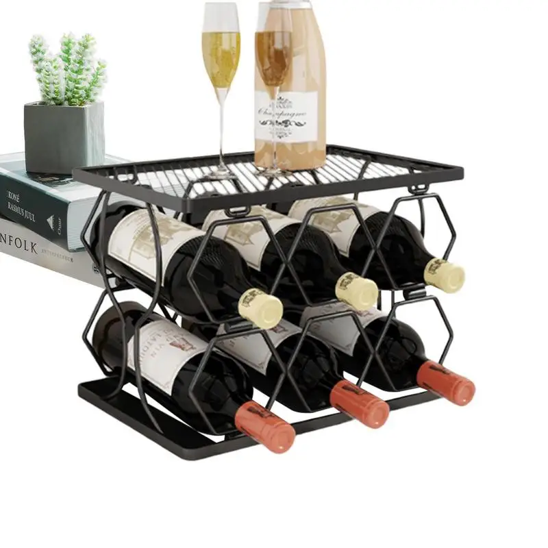 Wine Storage Racks Foldable Stainless Steel Red Wine Rack Bottle Holder Storage Wine Rack Holder Protector For Space Save Bars
Wine Storage Racks Foldable Stainless Steel Red Wine Rack Bottle Holder Storage Wine Rack Holder Protector For Space Save Bars