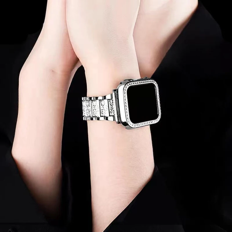 Браслет из нержавеющей стали для Iwatch 41 45 38 40 42 44 мм, роскошный ремешок с петлей для Apple Watch Se 7 6 5 4 3
Браслет из нержавеющей стали для Iwatch 41 45 38 40 42 44 мм, роскошный ремешок с петлей для Apple Watch Se 7 6 5 4 3