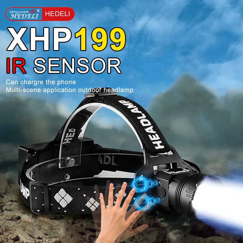 Высокомощный светодиодный налобный фонарь поколения XHP199 с датчиком движения, головные фонарики с USB-зарядкой, налобный фонарь 18650 XHP160, налобный фонарь
Высокомощный светодиодный налобный фонарь поколения XHP199 с датчиком движения, головные фонарики с USB-зарядкой, налобный фонарь 18650 XHP160, налобный фонарь