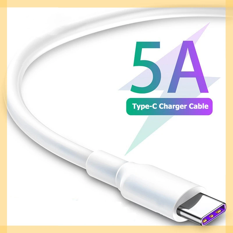 Charge 5A USB Type C Cable For Samsung S20 S9 S8 P30 Pro Mobile Phone Charging Wire White Blcak Cable
Charge 5A USB Type C Cable For Samsung S20 S9 S8 P30 Pro Mobile Phone Charging Wire White Blcak Cable
