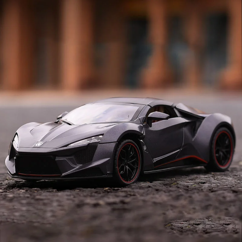 1/24 Lykan Hypersport Super Sports Car Model Alloy Diecast Toy With Pull Back 4 Doors Opend Sound Light Metal Body Children Toys
1/24 Lykan Hypersport Super Sports Car Model Alloy Diecast Toy With Pull Back 4 Doors Opend Sound Light Metal Body Children Toys