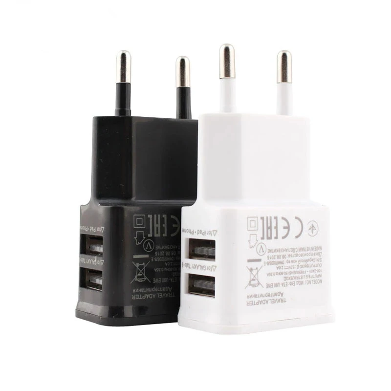 1/Dual USB EU plug Mobile phone charging For Xiaomi iphone ipad Wall USB Charger for Huawei Mate 30 Tablet Portable Fast Charger
1/Dual USB EU plug Mobile phone charging For Xiaomi iphone ipad Wall USB Charger for Huawei Mate 30 Tablet Portable Fast Charger