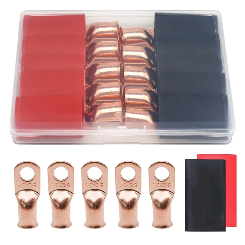 Новинка, 20 шт., сверхмощные разъемы для аккумуляторных терминалов-обжимные концы проводов с термоусадочной трубкой 3:1 (1/0AWG-3/8 дюймов)
Новинка, 20 шт., сверхмощные разъемы для аккумуляторных терминалов-обжимные концы проводов с термоусадочной трубкой 3:1 (1/0AWG-3/8 дюймов)